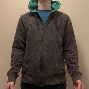 DIVIDED by H&M Turquoise and Charcoal Shirt